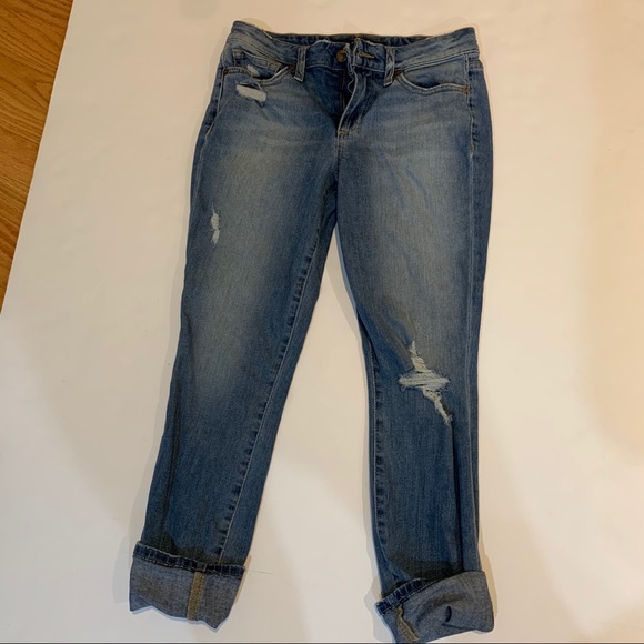 Joe’s Jeans cropped distressed jeans size 26 - Picture 2 of 5